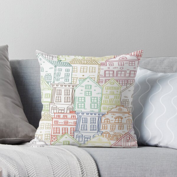 Item preview, houses colorful drawing   designed and sold by Carla Nay.