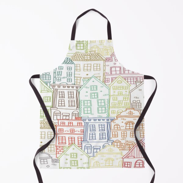 Item preview, houses colorful drawing   designed and sold by Carla Nay.