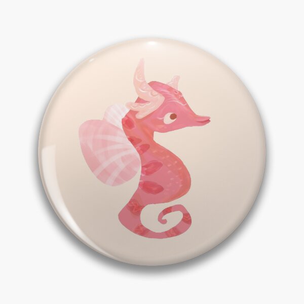 Item preview, Coral Pink Sweetie Candy Seahorse designed and sold by SwaDesign.