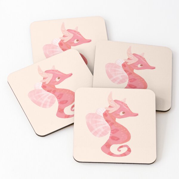 Item preview, Coral Pink Sweetie Candy Seahorse designed and sold by SwaDesign.
