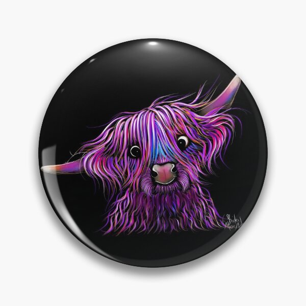 Item preview, HiGHLaND CoW PRiNT SCoTTiSH ' H ' BY SHiRLeY MacARTHuR designed and sold by Shirley MacArthur Art.