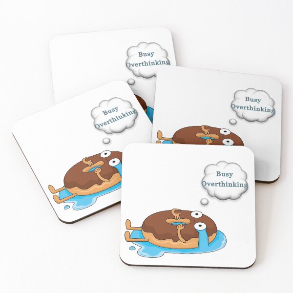 Item preview, Busy Overthinking funny crying Donut designed and sold by rejebolla.