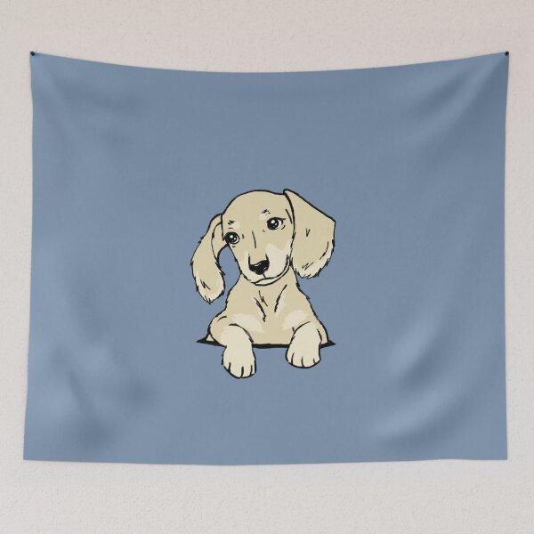 Item preview, Cream Dachshund Puppy in Your Pocket designed and sold by Reiyankhairina.