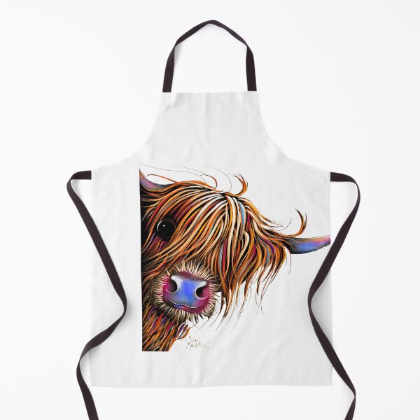 Item preview, HiGHLaND CoW PRiNT SCoTTiSH ' SuGaR LuMP ' BY SHiRLeY MacARTHuR designed and sold by Shirley MacArthur Art.