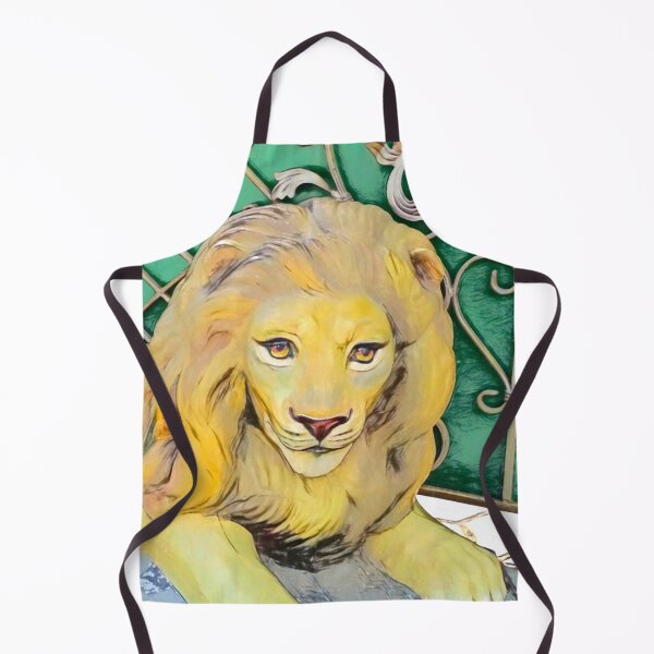 Item preview, Lion standing guard at the forged fence designed and sold by helenkaiy.