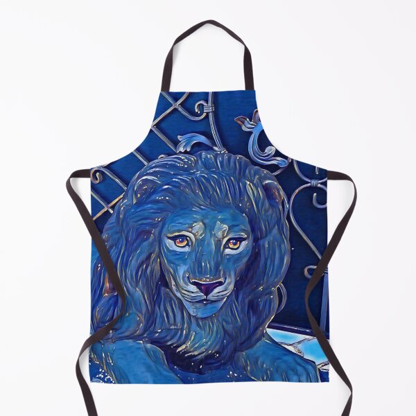 Item preview, Lion standing guard at the forged fence designed and sold by helenkaiy.