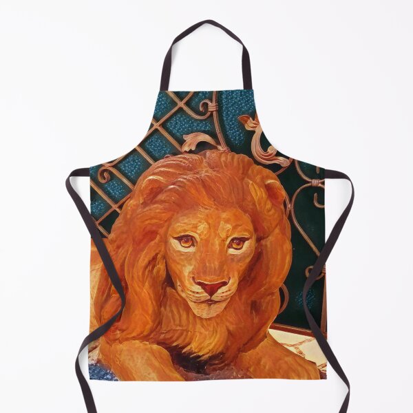 Item preview, Lion standing guard at the forged fence designed and sold by helenkaiy.