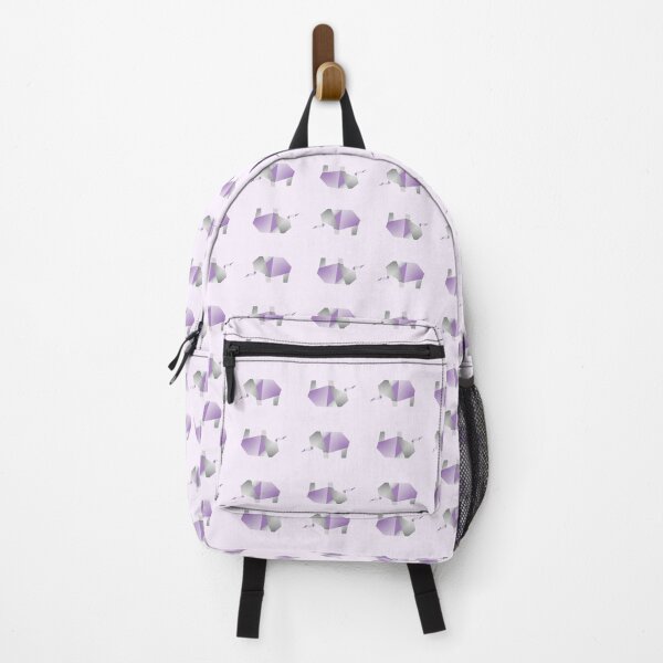 Item preview, Origami elephant in purple and silver tones designed and sold by designair.