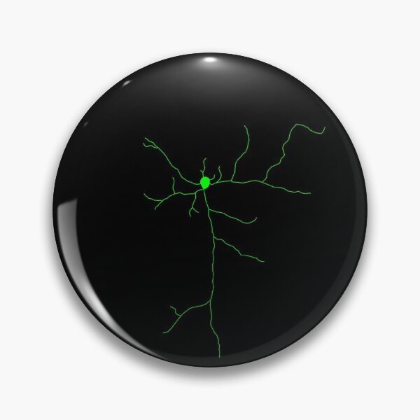Item preview, Green fluorescent neuron drawing designed and sold by kzsg.