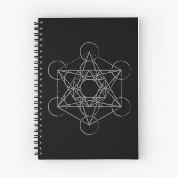 Item preview, Scared Geometry Metatron Cube in Grey Color designed and sold by be-a-nice-human.