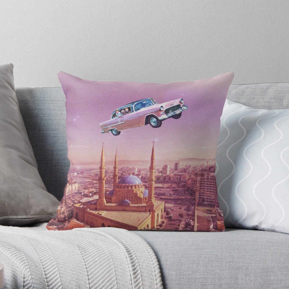 Tour de Liban Throw Pillow
