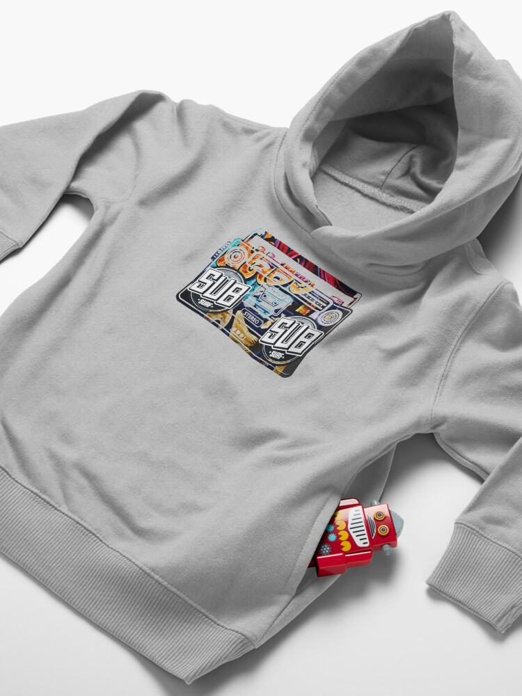 Alternate view of Subway Surfers tape recorder Toddler Pullover Hoodie