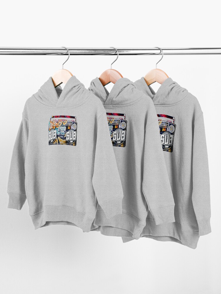 Alternate view of Subway Surfers tape recorder Toddler Pullover Hoodie