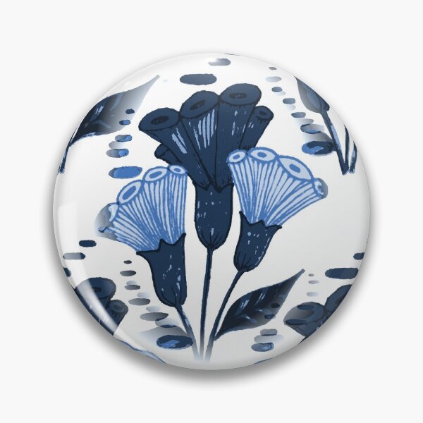 Item preview, Blue Hope Poster Style Flowers designed and sold by ckylin.