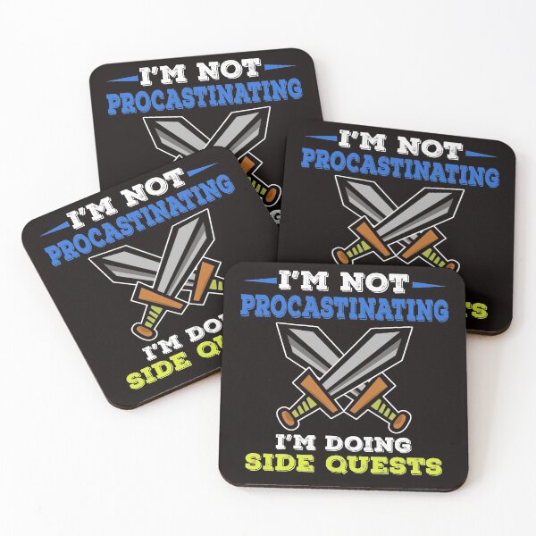 Item preview, not procrastinating I'm doing side quests t shirt  designed and sold by Majesticoo.