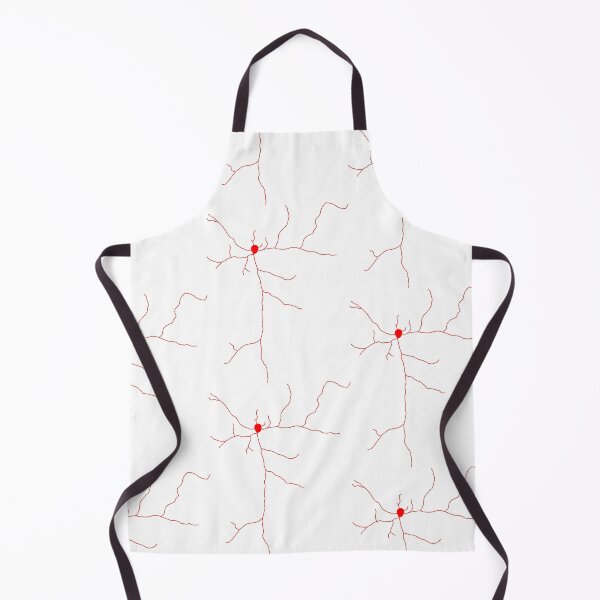 Item preview, Red fluorescent neuron drawing designed and sold by kzsg.