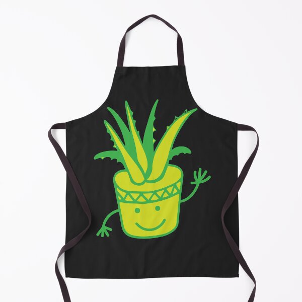 Item preview, Hello Aloe! with cute pot plant waving Hi! designed and sold by jazzydevil.