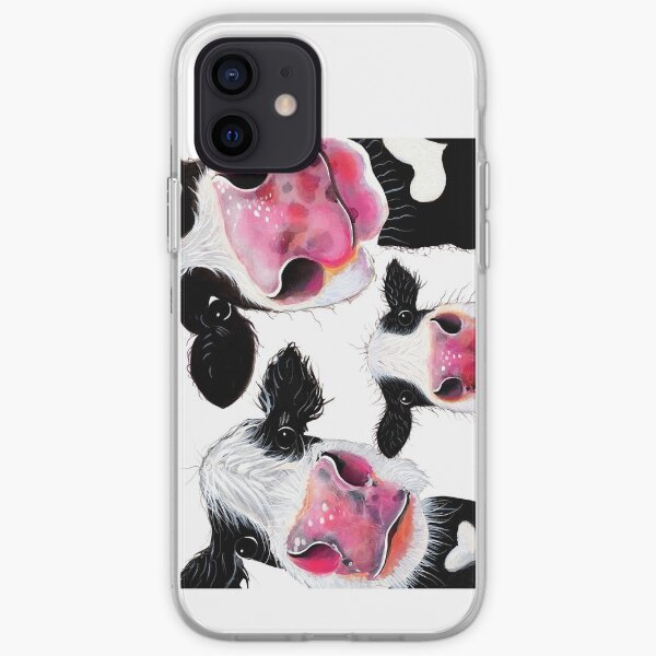 CoW PRiNT, ANiMaL PRiNT ' THe NoSeY FaMiLY ' BY SHiRLeY MacARTHuR iPhone Soft Case