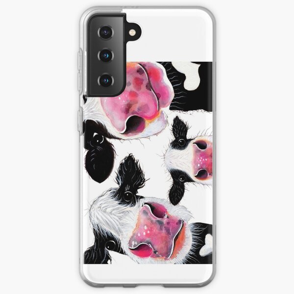 CoW PRiNT, ANiMaL PRiNT ' THe NoSeY FaMiLY ' BY SHiRLeY MacARTHuR Samsung Galaxy Soft Case