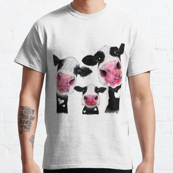 CoW PRiNT, ANiMaL PRiNT ' THe NoSeY FaMiLY ' BY SHiRLeY MacARTHuR Classic T-Shirt