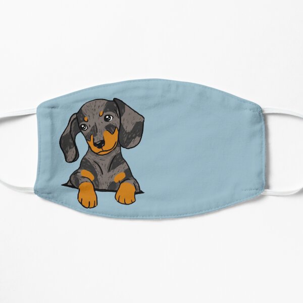 Dapple Dachshund Puppy in Your Pocket Mask