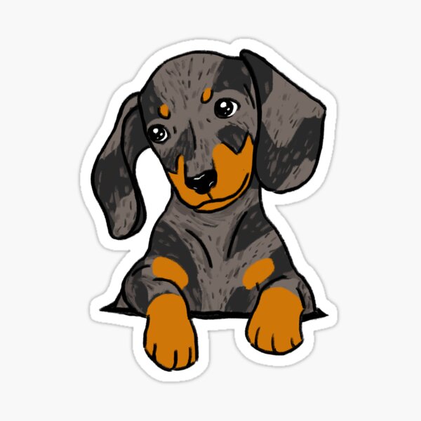 Item preview, Dapple Dachshund Puppy in Your Pocket designed and sold by Reiyankhairina.