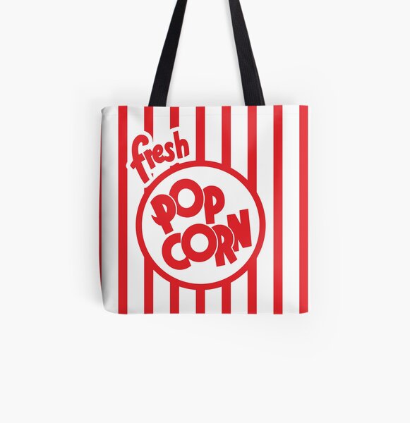 Fresh Popcorn All Over Print Tote Bag