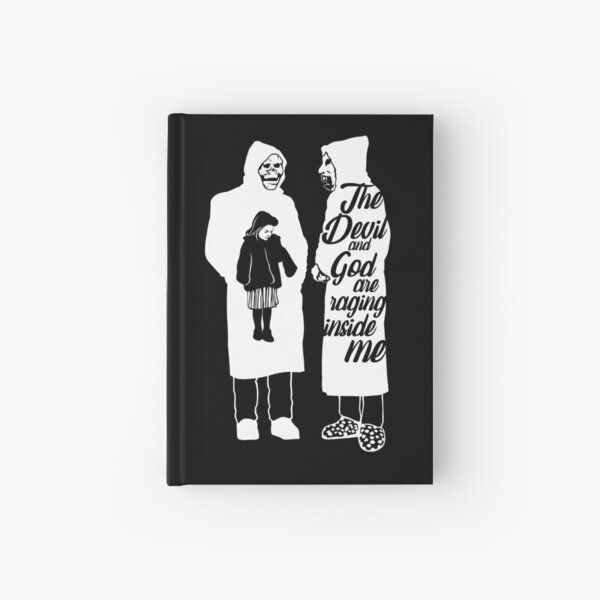 Brand New The Devil and God Are Raging Inside Me white Hardcover Journal
