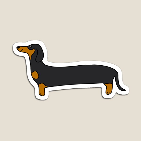Weiner Dog Dachshund Heavy Duty Art Magnet Doxie Free Shipping ASAP 