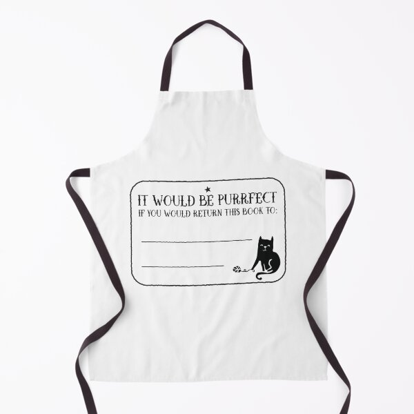 Item preview, It would be PURRFECT if you returned this book to ... cute cat book plate bookplate designed and sold by jazzydevil.