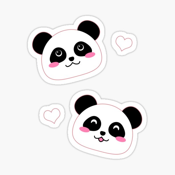 Lots of Pandas! - Pink Sticker