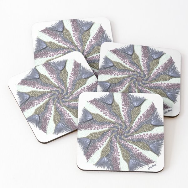Item preview, Colorful pebbled paths lead to a feathery end designed and sold by busyBeanz.