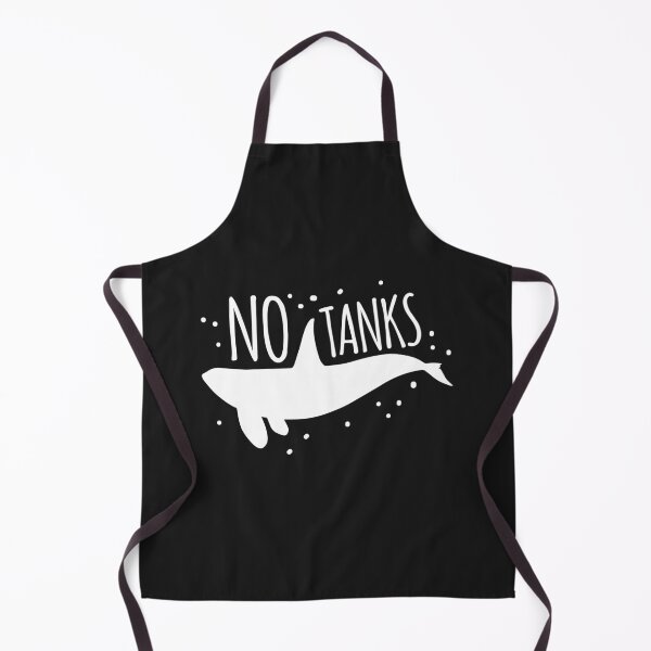 Item preview, NO TANKS (killer whale anti zoo design) designed and sold by jazzydevil.