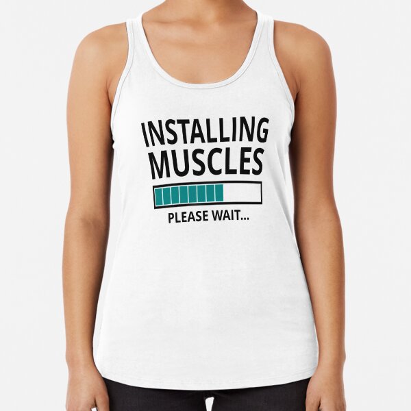 Funny womens gym on sale tanks