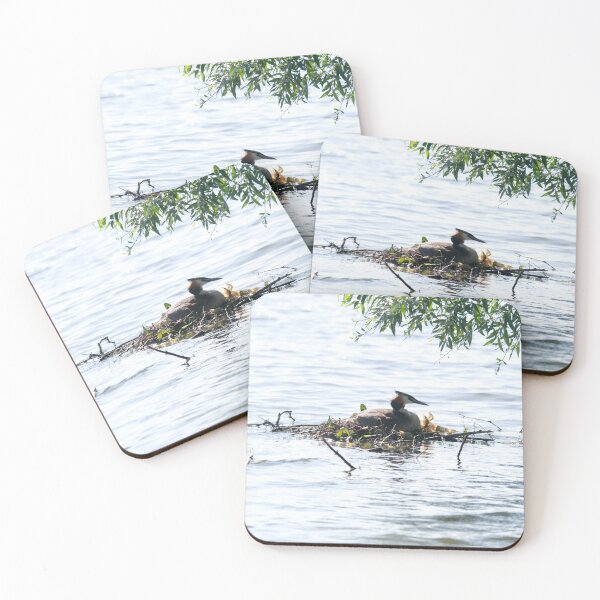 Item preview, Great crested grebe nest designed and sold by wildlifesoup.