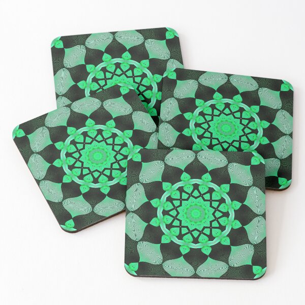 Item preview, Green Indian Mandala designed and sold by Chand Khalid.