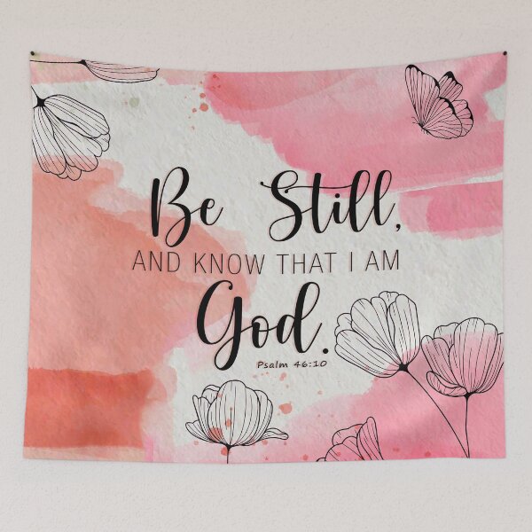 Item preview, Be Still Psalm 46:10 Abstract Line Art designed and sold by KA DESIGNS.