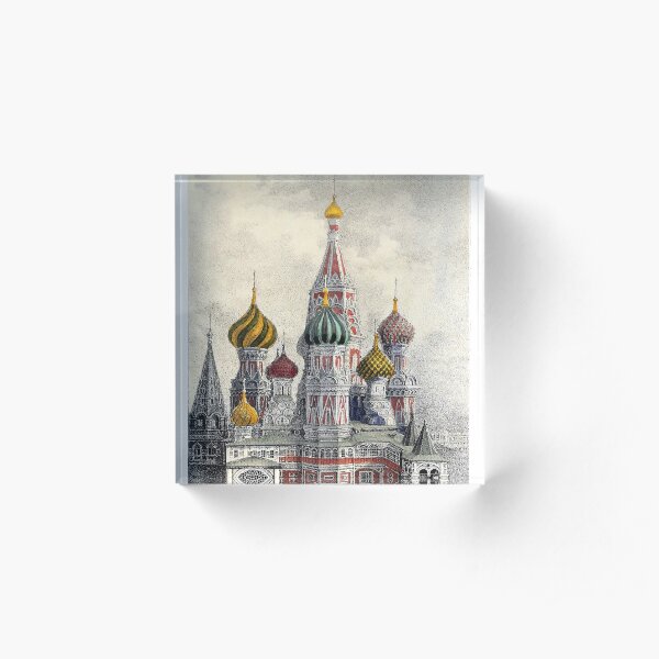 Saint Basil’s Cathedral, Moscow Acrylic Block