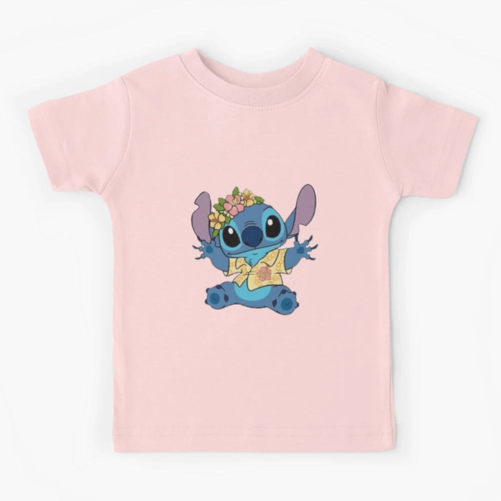  Disney Lilo & Stitch Little Girls T-Shirt and Leggings Outfit  Set Pink/Gray 4: Clothing, Shoes & Jewelry