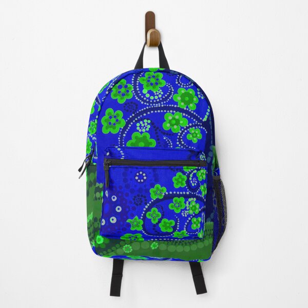 Item preview, Fantasy Tree Abstract Painting - Canvas Painting Art Hand Painted ( Blue - Green ) designed and sold by SmoothDesigner.