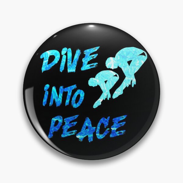 Item preview, Dive into Peace Springboard Diving Watersport Diver Gift designed and sold by tgulko.