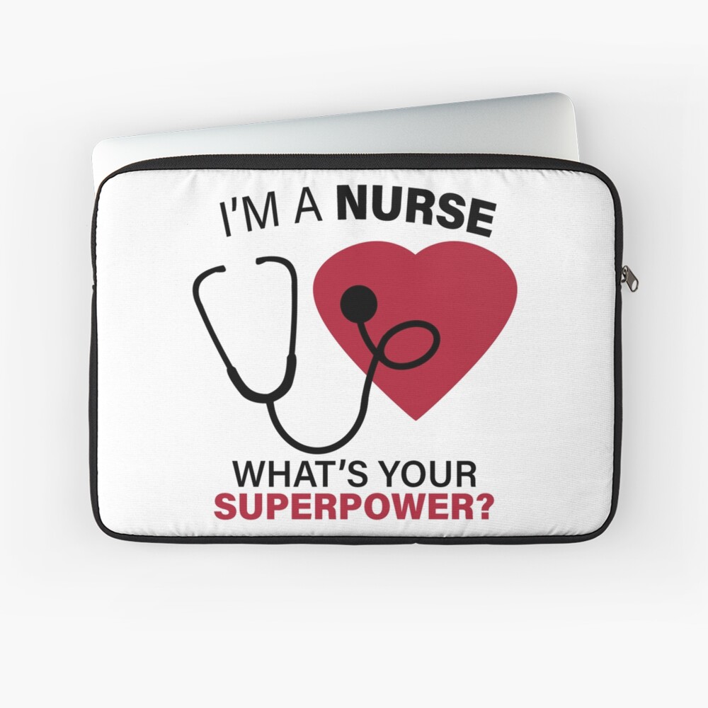 Im a Nurse Whats Your SuperPower Aqua - Name Badge Hungary