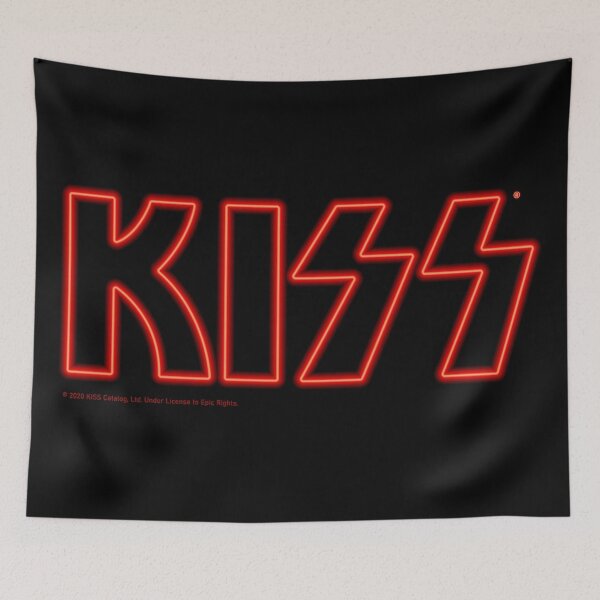 Item preview, KISS Band Neon Logo designed and sold by MarcoPolok.