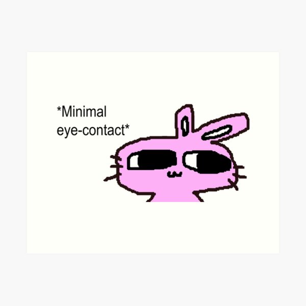Item preview, minimal eye contact designed and sold by Puhtutz evil shop of evil wares.