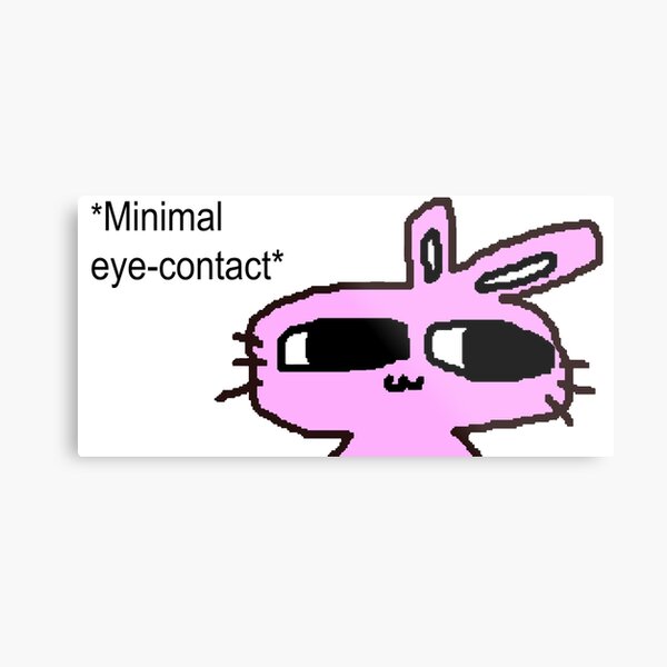 Item preview, minimal eye contact designed and sold by Puhtutz evil shop of evil wares.