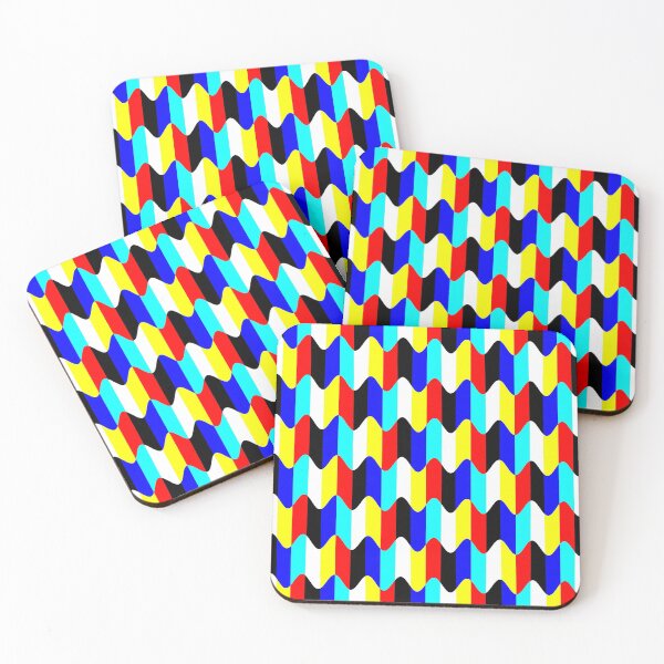 Item preview, Technicolor vibrant abstraction designed and sold by Chand Khalid.