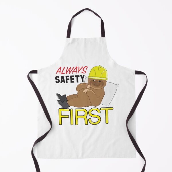 Item preview, Always SAFETY first with sloth and safety hat designed and sold by jazzydevil.