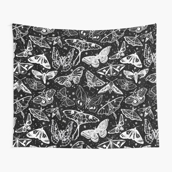 Item preview, Moth Magic on Black designed and sold by Paisley Yazel.