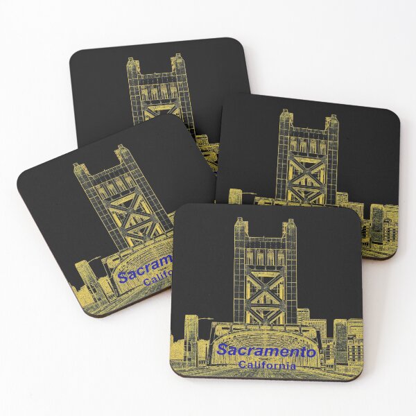 Item preview, Sacramento, California - Iconic Golden Landmark Bridge designed and sold by leemcnut.