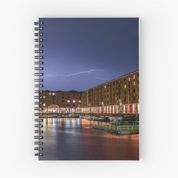 Artikelvorschau, Blitz über dem Albert Dock entworfen und verkauft von Paul Madden.